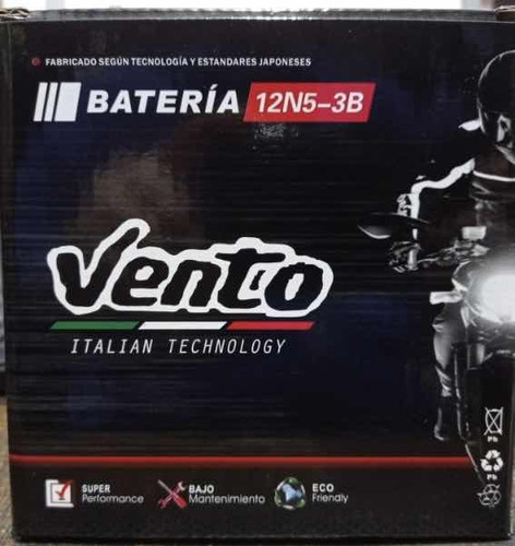 Batería Moto 12n5-3b  Gs125 / Gs2 / Gs3 Polleritas 110 Toda