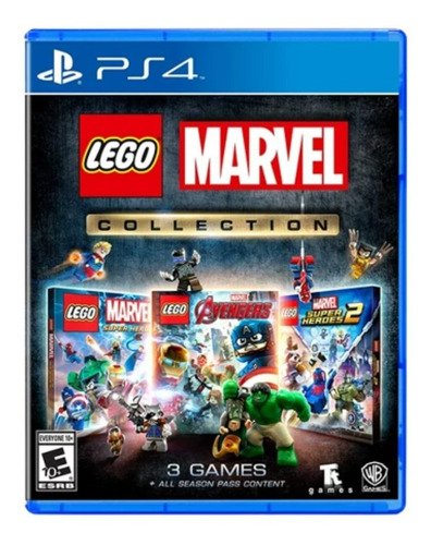 Ps4 Lego Marvel Collection - 3 Lego Marvel Games In 1 Juego 