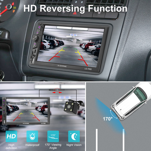 Estéreo Para Auto Mirrorlink 7 Inch Mp5 Con Cámara Pantalla