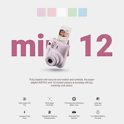 Cámara Instantánea Fujifilm Instax Mini 12 + Minimate