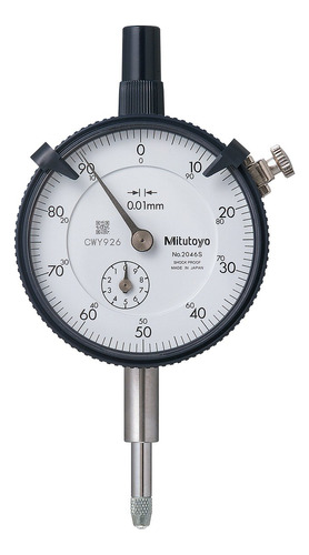 Reloj Comparador De 0.01 mm X 10 mm, 0-100, Retrocede, Se.
