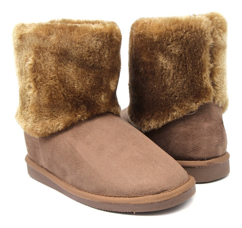 Imagen 3 de 8 de Pantubota Australiana Mujer Bota Corderito Clasicas Moda