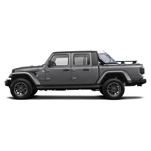 Aluminio Negro Para Jeep Gladiator