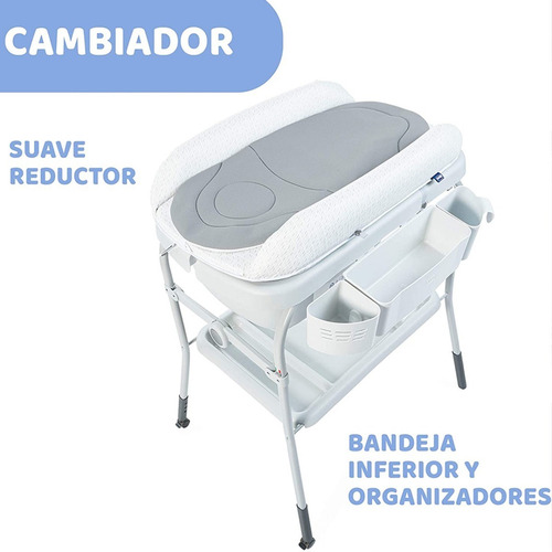 Imagen 3 de 8 de Catre De Baño Bañera Chicco Cuddle & Bubble Para Bebés