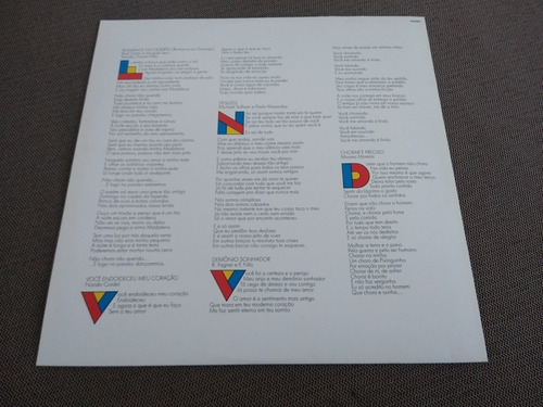Lp Vinil Fagner - Romance No Deserto 1987 Encarte (Usado)