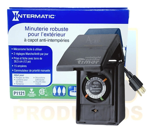 Imagen 1 de 2 de Reloj Timer Intermatic 110 Volts 15 Amperes Ideal Piscinas