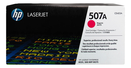 Cartucho De Toner Hp 507a (ce403a) Magenta, 100% Original