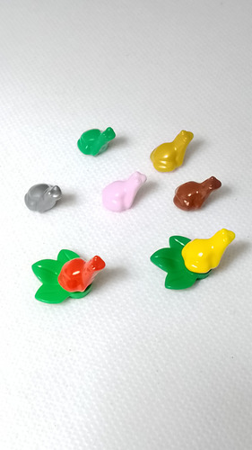 Lego City Lote De 7 Ranas De Diferentes Colores 7 Ranas De Colores (Usado)