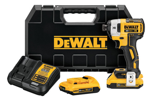 Imagen 2 de 2 de Atornillador inalámbrico DeWalt DCF887D2 amarillo