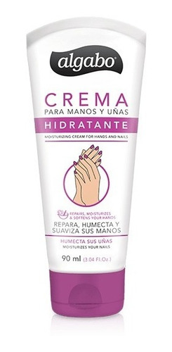 8 Crema Para Manos Y Uñas Algabo 90 Ml ( Mayorista )