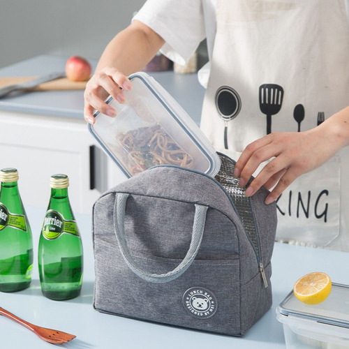 Bolsa Térmica Lanche Marmita Portátil Lancheira Marmiteira