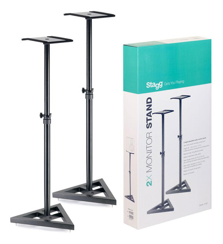 Suporte De Chão P/ Monitores De Referência Stagg Smos-10 Par