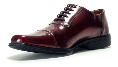 Zapato De Cuero Tipo Charol Goma Hombre Envio Gratis
