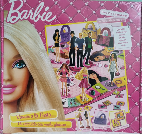 Juego De Mesa Barbie, Vamos A La Fiesta.