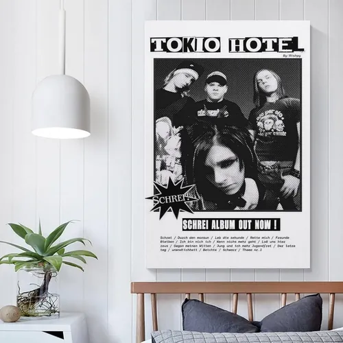 A Pôster Da Banda Tokio Hotel Quadros | Parcelamento sem juros