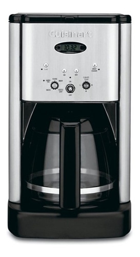 Cafetera Programable 12 Tazas Automática Cuisinart Dcc-1200 Plateado