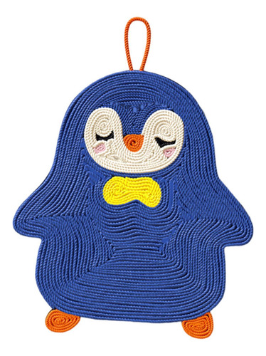 Estera Colgante De Rastro De Gato Con Correa Pingüino