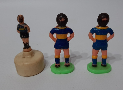 Imagen 3 de 4 de Jugador Boca Junior Plástico Lote X 3 Ro 284