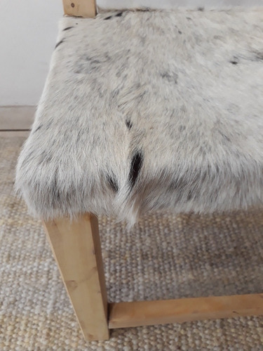 Silla De Madera Y Cuero - Sgo Del Estero