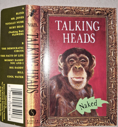 Talking Heads* Cassette Naked* Usa 1988* Como Nuevo*