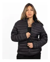 Comprar Campera Con Capucha Satori Aryna Negro Mujer