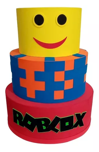 Roblox - Bolo Fake com base de papelão *FAZENDO ARTE* 