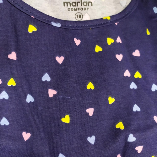 Vestido Infantil Meia Malha Marlan Verão 54210 - Tam 4 À 10