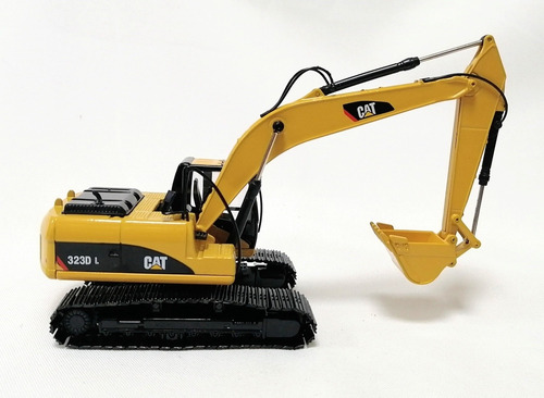 Miniatura Diecast 1/50, Excavadora Cat 323d L, Amarilla