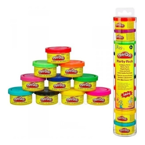 Play Doh Masas X 10 Unidades Tubo - Espacio Regalos