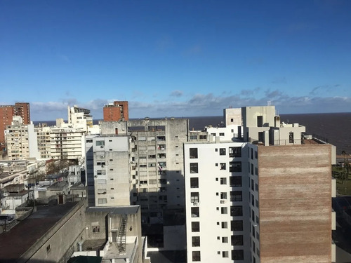 Alquiler Centro, Mono Ambient, Piso Alto Vista Al Mar, Porte