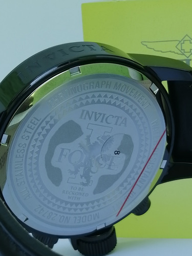 Relógio Invicta Iforce Preto Couro 28742 100% + Super Brinde