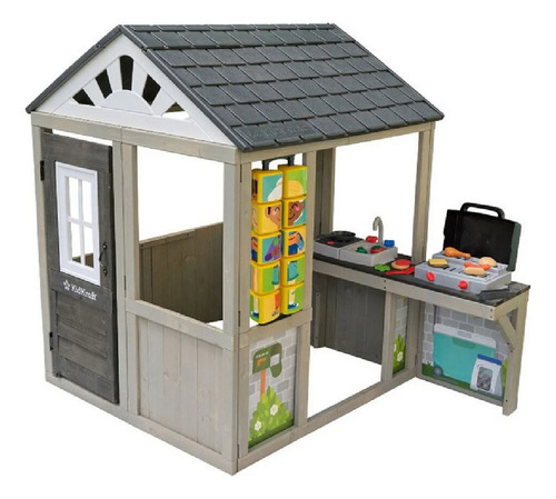 Casa De Juego Para Patio Kidkraft  14 Accesorios Msi