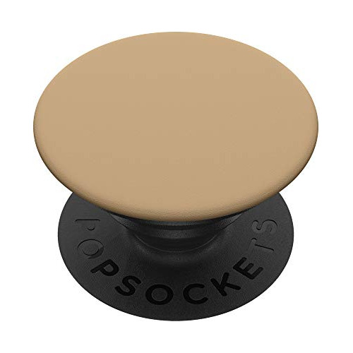 Tan Light Brown Matte Solid Color Popsockets Popgrip: Ftk8m