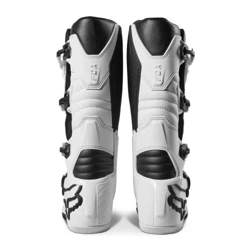Botas De Motocross Fox Racing Comp, Blanco, Talla 10
