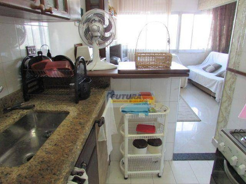 Imagem 15 de 30 de Studio Com 1 Dormitório Para Alugar, 41 M² Por R$ 1.800,00/mês - Ilha Porchat - São Vicente/sp - St0374