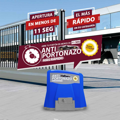 Motor Veloti Speed 1200 Kg + 2 Controles (sin Cremallera) 50-60hz