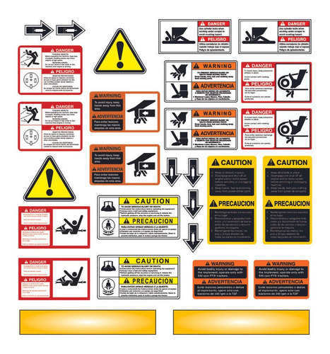 Etiquetas De Seguridad Para Implementos Agricolas