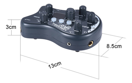 Pedal Multiefecto Summina Pockrock Portátil For Guitarra