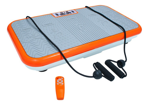 TvNovedades Power Fit Elite 120W plataforma vibratoria color naranja