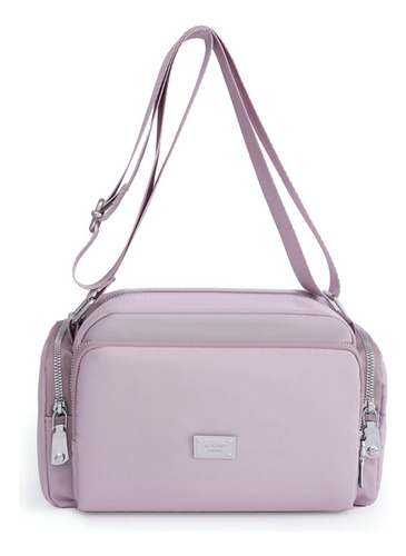 Bolsa Bandolera Mujer Moda Dama Crossbody Gran Capacidad Color Violeta