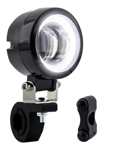 Farol Led Z5 Angel Eyes Foco Aberto Auxili. Milha Carro Moto