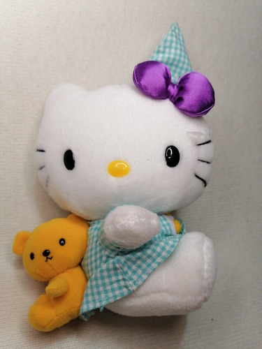 Peluche Original Hello Kitty Sanrio 15cm. Partner 