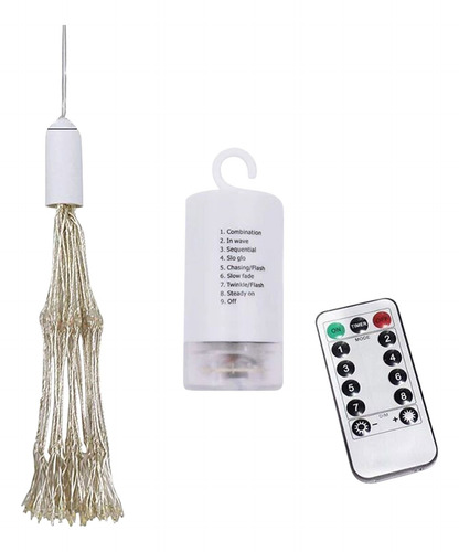 Luz Nocturna Uv Led Colgante Con Forma De Ramo De Estrellas