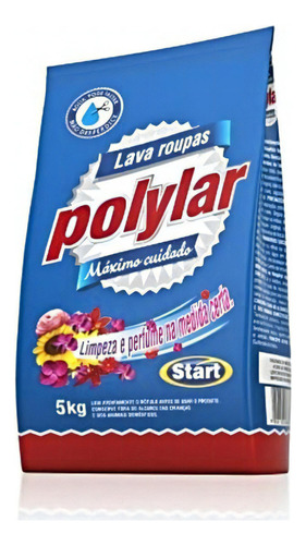 Sabao Em Po Polylar 5kg Lava Roupas