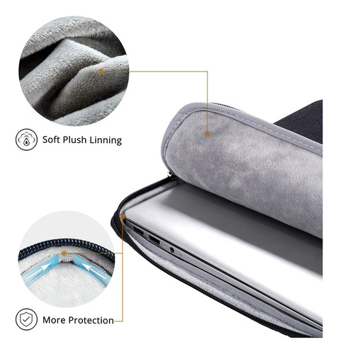 Funda Para Laptops De 15 Pulgadas (color Negro)