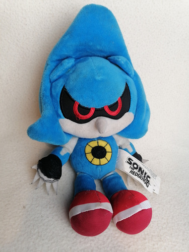 Peluche Original Sonic Metal Sega 25cm. Jakks Pacific. 