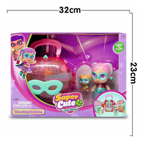 Set Súper Cute Gabi Bolsa Habitación Transformable Portable