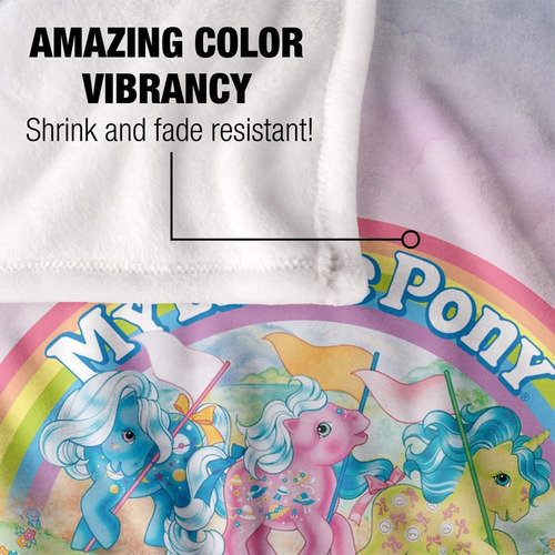 My Little Pony Retro Classic Ponies - Manta Súper Suave Con