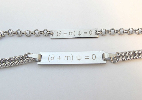Imagen 5 de 10 de Pulsera Acero Quirurgico Personalizada Identidad 2 Unidades