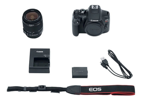 Imagen 6 de 10 de Canon Eos Rebel T100 Kit Premium 16gb Lente Ef 75-300mm Wifi